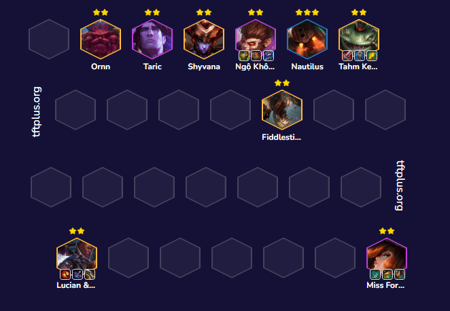 Đội hình Bilgewater Flex Exodia TFT mùa 16