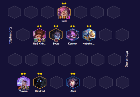 Đội hình Sett Ionia TFT mùa 16