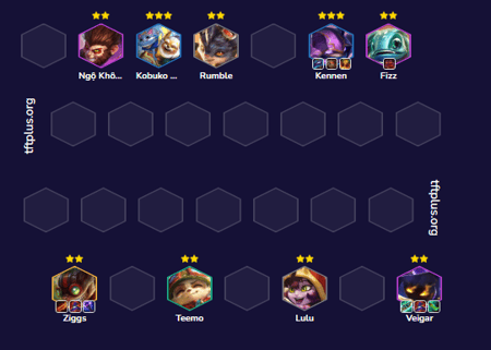 Đội hình Veigar Yordle Fast 9 TFT mùa 16